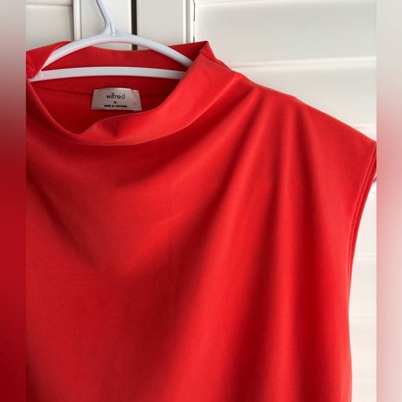 Wilfred high-neck tank, medium, orange (Aritzia) - Picture 2 of 7